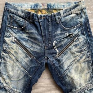 MENS distressed skinny jeans